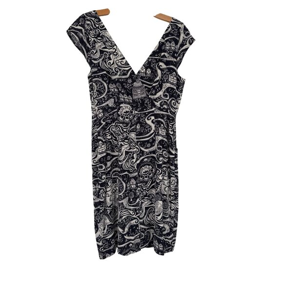 Anthropologie Moulinette Soeurs Swirling Villages Dress size 8 womens - Picture 3 of 6
